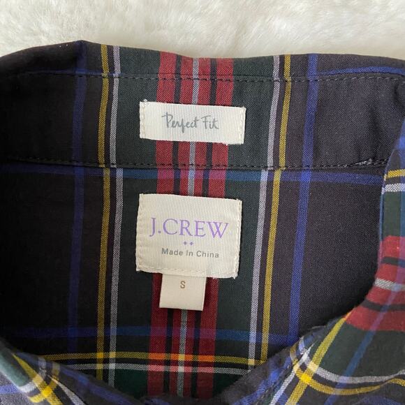 J. Crew Plaid Button Down Shirt Size Small - Picture 4 of 5